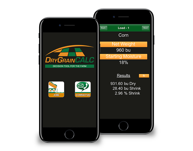 Dry Grain Calculator - Mobile App Farming Tool