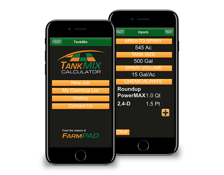 Tank Mix Calculator - Mobile App Farming Tool